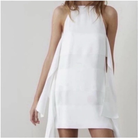 C/MEO Collective Ivory Changes Mini Dress NWT - Picture 1 of 7